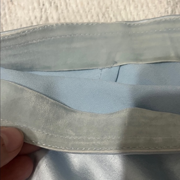 The Impeccable Pig Shimmering Light Blue Strapless Dress - Picture 5 of 5